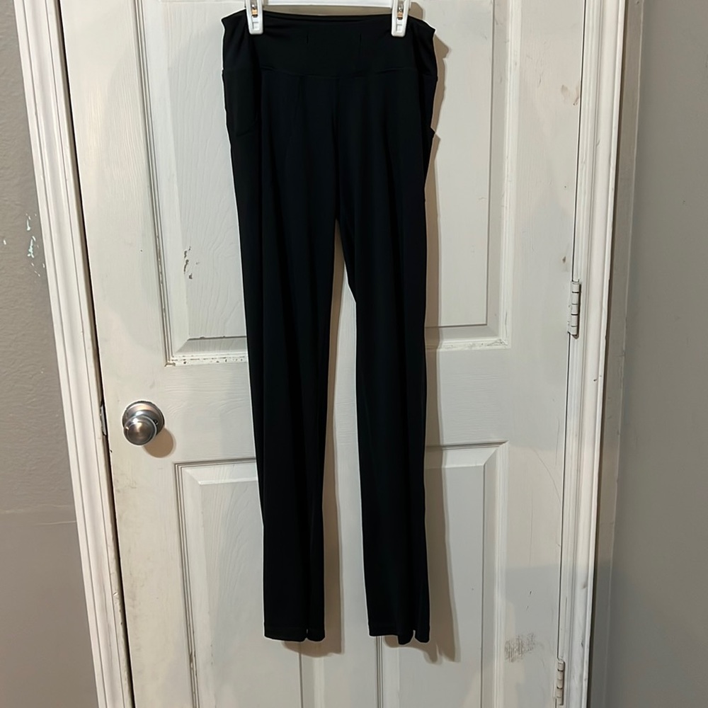 Black Mizuno Flared Yoga Pants